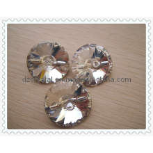 Perles de cristal vêtements bouton (DZ-bouton-001)